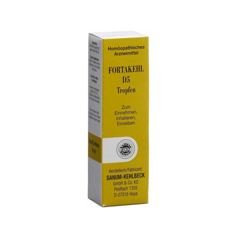 SANUM FORTAKEHL D5 DROPS 10ML SANUM HOMEOPATHIC REMEDY