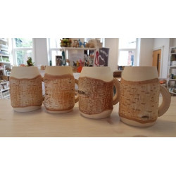 Handmade Wooden Mugs SMALL Size