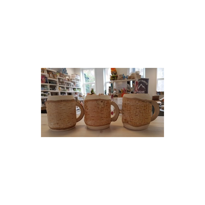 Handmade Wooden Mugs SMALL-SHORT Size