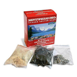 Set of natural water filters: Shungite, Quartz & Silicium, 380g