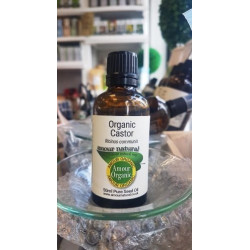 Castor Oil, Organic Ricinus Communis, 50ml / Olejek Rycynowy