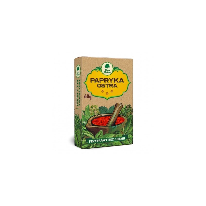 Hot Paprika 60g, Naturally chemicals free