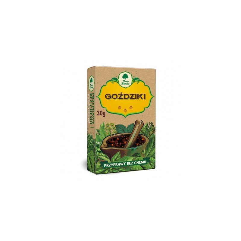 Whole Cloves 30g, Naturally no chemicals, Dary Natury