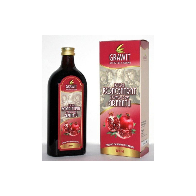 Concentrate with 100% Pomegranate Fruit, Grawit, 500ml