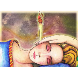 Indian Hopi, Herbal Candles, Conch, Ear candling, 2 pieces, 30cm